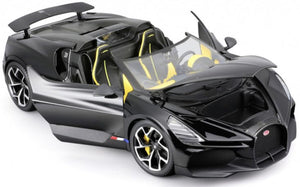BUGATTI W16 MISTRAL CABRIOLET BLACK 1:18