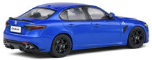 Indlæs billede til gallerivisning ALFA ROMEO GIULIA QUADRIFOGLIO 2019 BLUE 1:43