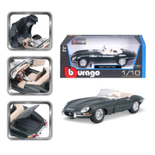 Indlæs billede til gallerivisning JAGUAR E CABRIO 1961 GREEN 1:18
