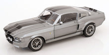 Indlæs billede til gallerivisning FORD USA MUSTANG SHELBY GT500 ELEANOR COUPE 1967 GREY BLACK 1:12
