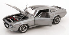 Indlæs billede til gallerivisning FORD USA MUSTANG SHELBY GT500 ELEANOR COUPE 1967 GREY BLACK 1:12