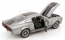 Indlæs billede til gallerivisning FORD USA MUSTANG SHELBY GT500 ELEANOR COUPE 1967 GREY BLACK 1:12