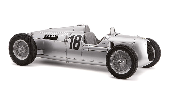 AUTO UNION F1  TYPE C N 18 WINNER INTERNATIONALES EIFELRENNEN 1936 B.ROSEMEYER SILVER