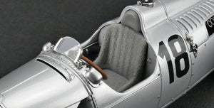 AUTO UNION F1  TYPE C N 18 WINNER INTERNATIONALES EIFELRENNEN 1936 B.ROSEMEYER SILVER