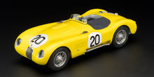 Indlæs billede til gallerivisning JAGUAR C-TYPE SPIDER TEAM JAGUAR RACING N 20 24h LE MANS 1953  R.LAURENT - C.DE TORNACO YELLOW
