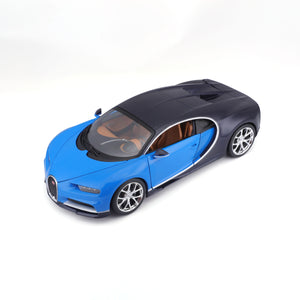 BUGATTI CHIRON 2016 BLUE/BLACK 1:18