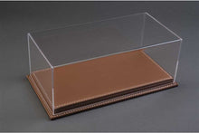 Indlæs billede til gallerivisning 1:18 Mulhouse Deluxe Display Case with Leather Brown Base