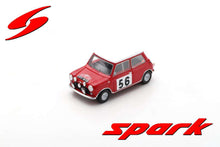 Indlæs billede til gallerivisning Bmc COOPER S #56 HOPKIRK/LIDDON RALLY MONTE CARLO 1965 rød/hvid 1:43