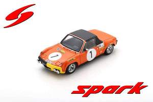 Porsche 914/6 #1 LARROUSSE/KARKO/HALDI WINNER MARATON DE LA ROUTE 1970 orange/sort/gul 1:43