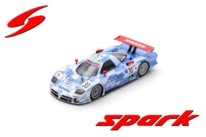 Nissan R390 GT1 #30 KRUMM/NIELSEN/LAGORCE 5th 24H LE MANS 1998 lys blå/hvid/rød 1:43