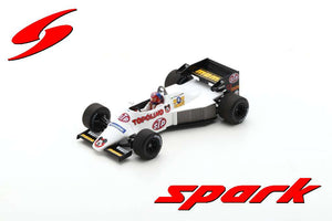 SPIRIT 101 EMERSON FITTIPALDI TEST BRAZIL 1984 hvid/sort/rød 1:43