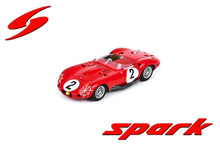 Indlæs billede til gallerivisning MASERATI 450S 4.5L V8 TEAM OFFICINE ALFIERI MASERATI N 2 24h LE MANS 1957 JEAN BEHRA - ANDRE SIMON RED 1:43