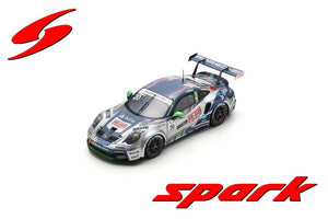 Porsche 911 GT3 CUP #20 OLA NILSSON PORSCHE CARRERA CUP SCANDINAVIA CHAMPION 2023 sølv/mørk blå 1:43