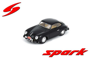 Porsche 356 1500 #422 VON FRANKENBERG/BENDIX BLACK RALLY MONTE CARLO 1953 sort 1:43