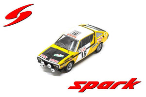 Renault 17 #16 PRIVE/'TILBER' 6th RALLYE DU MAROC 1976 gul/hvid/sort 1:43