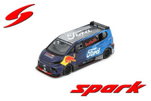Indlæs billede til gallerivisning FORD ENGLAND TRANSIT SUPERVAN 4 RED BULL CIRCUIT DE GRAND SAMBUC 2023 MAX VERSTAPPEN 2 TONE BLUE 1:43