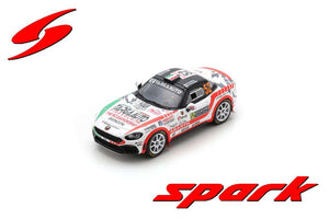 FIAT 124 RALLY RGT N 52 RALLY MONTECARLO 2022 RBBIN - F.GRIMALDI WHITE RED BLACK 1:43