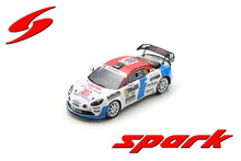 Indlæs billede til gallerivisning Alpine A110 RALLY RGT #66 FERRARO/CORNEGLIO 2nd RGT RALLY MONTE CARLO 2023 hvid/blå/rød 1:43