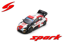 Indlæs billede til gallerivisning TOYOTA YARIS GR HYBRID RALLY1 TEAM TOYOTA GAZOO RACING WRT N 17 2nd RALLY JAPAN 2023 SEBASTIAN OGIER - VINCENT LANDAIS WHITE RED BLACK 1:43