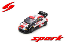 Indlæs billede til gallerivisning TOYOTA YARIS GR HYBRID RALLY1 TEAM TOYOTA GAZOO RACING WRT N 33 WINNER RALLY FINLAND 2023 ELFYN EVANS - SCOTT MARTIN WHITE RED BLACK 1:43
