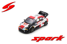 Indlæs billede til gallerivisning TOYOTA YARIS GR HYBRID RALLY1 TEAM TOYOTA GAZOO RACING WRT N 17 WINNER RALLY SAFARI 2023 SEBASTIAN OGIER - VINCENT LANDAIS WHITE RED BLACK 1:43