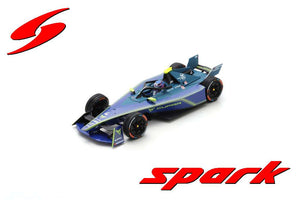 ABT CUPRA FORMULA E TEAM #4 KELVIN VAN DER LINDE DIRIYAH ePRIX I 2023 mørk blå/gul 1:43