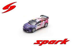 RENAULT ALPINE A110 RGT TEAM CODE RACING DEVELOPMENT N 62 RGT RALLY MONTECARLO 2024 CHRISTOPHE BERARD - CHRISTOPHE BERNABO BLUE WHITE PINK 1:43