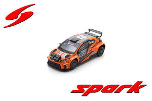 Toyota GR YARIS RALLY 2 #25 LINNAMAE/MORGAN 3rd RC2 RALLY SWEDEN 2024 rød/sort 1:43