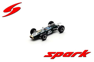 Brabham BT7 #10 GIANCARLO BAGHETTI ITALIAN GP 1965 mørk grøn/guld 1:43