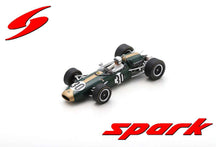 Indlæs billede til gallerivisning Brabham BT22 #30 JO BONNIER FRENCH GP 1966 mørk grøn/guld 1:43