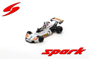 Brabham BT44 #7 CARLOS REUREMANN BELGIUM GP 1974 hvid/gul/rød 1:43