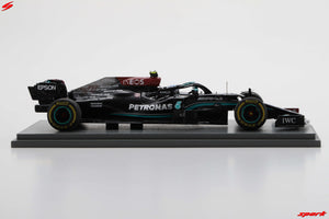 MERCEDES-AMG PETRONAS FORMULA ONE TEAM W12 E PERFORMANCE #77 VALTTERI BOTTAS BAHRAIN GP 2021 sort/turkis 1:43