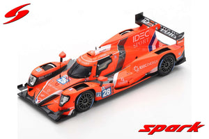 Oreca 07 GIBSON #28 BRADLEY/CHATIN/LAFARGUE 24H LE MANS 2020 rød/sort/hvid 1:43