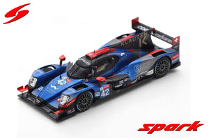 Oreca 07 GIBSON #42 BORGA/COIGNY/LAPIERRE 24H LE MANS 2020 blå/sort/rød 1:43