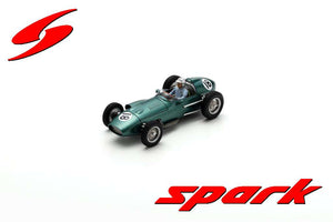Aston Martin DBR5 #18 ROY SALVADORI BRITISH GP 1960 mørk grøn metallic 1:43