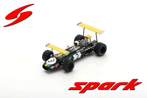 Brabham BT26A #3 JACK BRABHAM SPANISH GP 1969 mørk grøn/gul 1:43