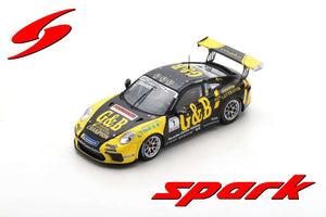 PORSCHE 911 991-2 GT3 CUP N 1 PORSCHE CARRERA CUP SCANDINAVIE CHAMPION 2020 L.SUNDAHL BLACK YELLOW 1:43
