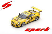 Indlæs billede til gallerivisning Porsche 911 GT3 CUP #2 LUKAS SUNDAHL CHAMPION PORSCHE CARRERA CUP SCANDINAVIA 2018 gul/sort 1:43