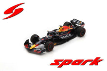 Indlæs billede til gallerivisning RED BULL F1 RB18 TEAM ORACLE RED BULL RACING N 1 WINNER MONZA ITALY GP WORLD CHAMPION 2022 MAX VERSTAPPEN MATT BLUE YELLOW RED 1:43