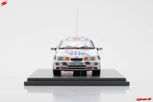 Indlæs billede til gallerivisning Ford SIERRA RS COSWORTH #9 McRAE/RINGER 4th YPRES 24 HOURS RALLY 1990 hvid/rød/blå 1:43