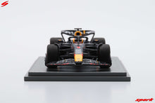 Indlæs billede til gallerivisning RED BULL F1 RB19 TEAM ORACLE RED BULL RACING N 1 WORLD CHAMPION WINNER BELGIUM GP 2023 MAX VERSTAPPEN MATT BLUE 1:43