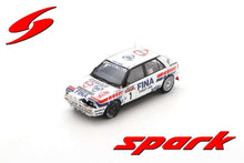 Indlæs billede til gallerivisning Lancia DELTA HF INTEGRALE 16V #1 AURIOL/OCCELLI WINNER RALLY SAN REMO 1991 hvid/blå/rød 1:43