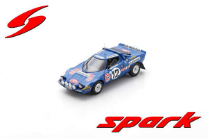 LANCIA STRATOS HF N 12 3rd RALLY MONTECARLO 1976 B.DARNICHE - A.MAHE BLUE 1:43