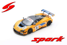 Indlæs billede til gallerivisning Mclaren 720S GT3 #5 BARNICOAT/PARENTE/VAN GISBERGEN 8th GULF 12H 2018 orange/blå/sort 1:43