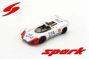 Porsche 908-2 #274 STOMMELEN/HERRMANN 3rd TARGA FLORIO 1969 hvid/rød 1:43