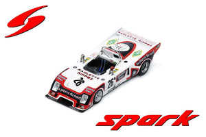 CHEVRON B36 #26 PIGNARD/DUFRENE/HENRY 6th 24H LE MANS 1977 hvid/rød/blå 1:43