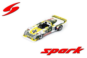 CHEVRON B36 2.0L S4 TEAM SOCIETE RACING N 26 24h LE MANS 1979 MICHEL DUBOIS - MARC MENANT - PIERRE FRANCOISE ROUSSELOT WHITE BLACK YELLOW 1:43