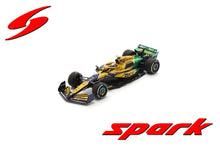Indlæs billede til gallerivisning Mclaren MCL 38 #4 LANDO NORRIS 4th MONACO GP - SENNA 30th ANNIVERSARY LIVERY 2024 gul/blå/grøn 1:43