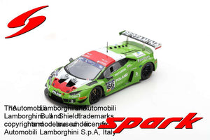 Lamborghini HURACAN GT3 EVO #66 LEWANDOWSKI/JANOSZ 2nd FIA MOTORSPORT GAMES GT CUP VALLELUNGA 2019 grøn/rød/hvid 1:43