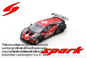 Lamborghini HURACAN GT3 EVO #58 LENZ/NIEDERHAUSER FIA MOTORSPORT GAMES GT CUP VALLELUNGA 2019 rød/sort/hvid 1:43